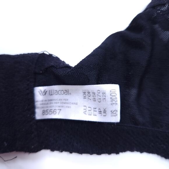 Wacoal Awareness Full Figure Underwire Cup 32DDD Black - Picture 6 of 6